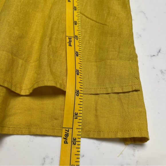 Eileen Fisher Classic Linen Corin Button-Up Shirt Womens Size Medium - Picture 7 of 7